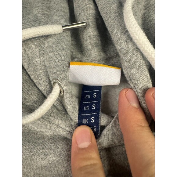 Ellesse Hoodie Womens Size Small Pullover Gray Long Sleeve Kangaroo Pocket - Picture 4 of 7